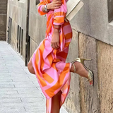 Amira – Rochie Tip Plic de Damă cu Imprimat Elegant