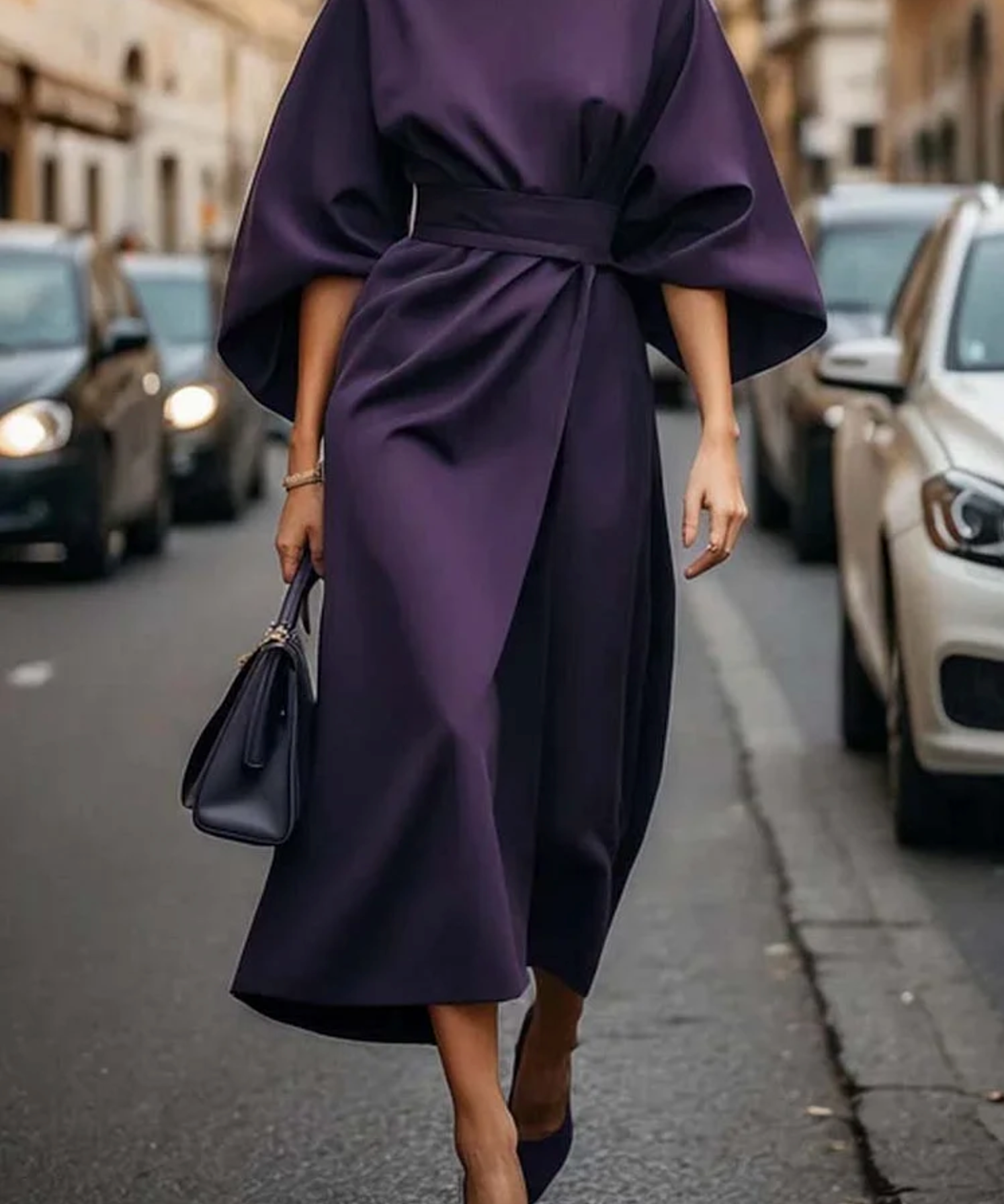 Sophia – Rochie de Damă Midi Elegantă Neagră pentru Evenimente