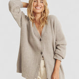 Marian – Cardigan de Damă Cocoon din Tricot Pufos