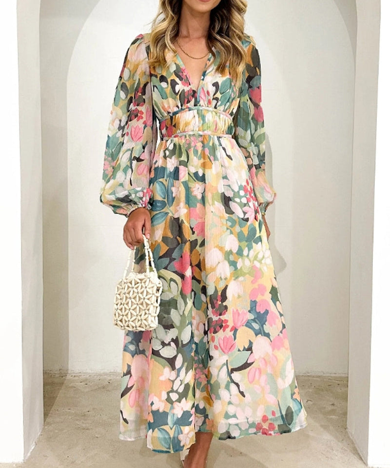 Elvira - Rochie lungă în stil boho