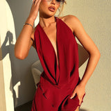 Lyla – Rochie Mini de Damă cu Decolteu Adânc și Croială Lejeră