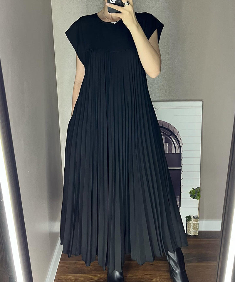 Amada – Rochie de Damă Elegantă Fără Mâneci cu Plisaje