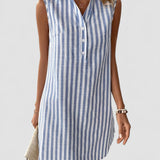 Aureliana - Rochie Camasa Cu Dungi