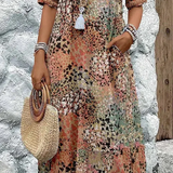 Fatima - Rochie cu Motiv Floral