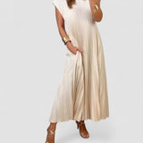 Amada – Rochie de Damă Elegantă Fără Mâneci cu Plisaje