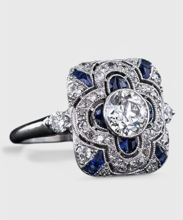 Adriana – Inel vintage cu zirconiu