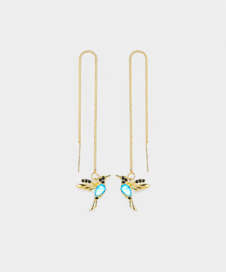 Anca – Cercei lungi cu motiv pasăre