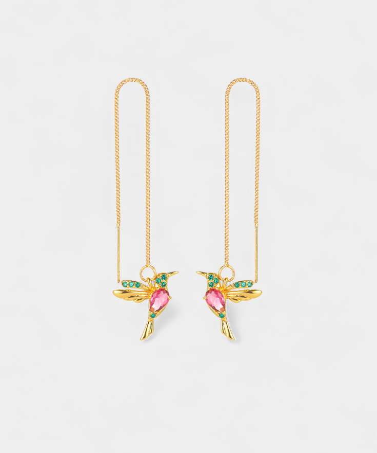 Anca – Cercei lungi cu motiv pasăre