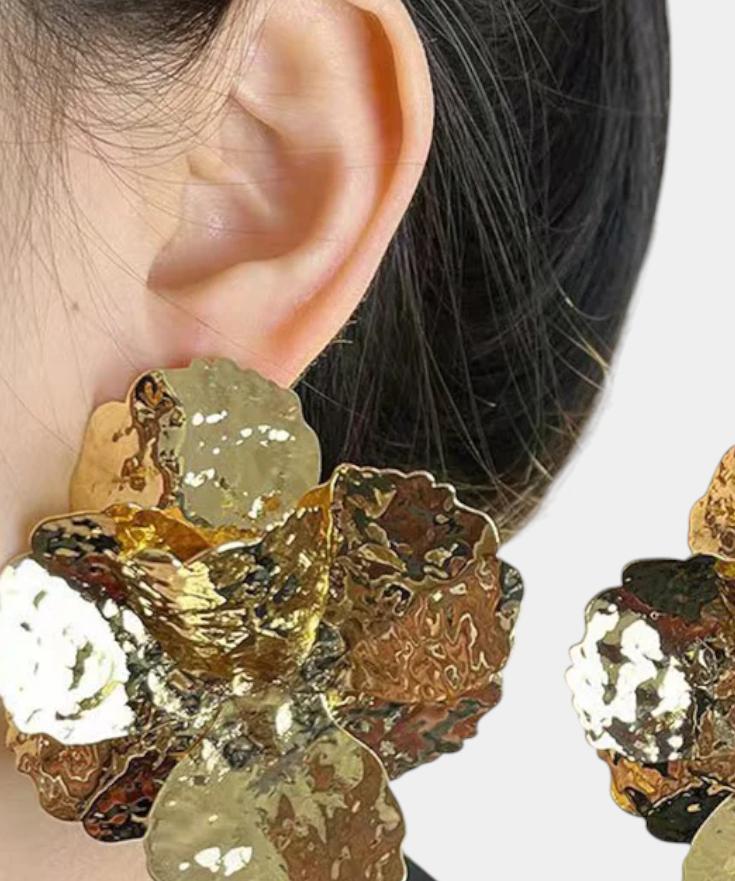 Elena – Cercei strălucitori în formă de floare