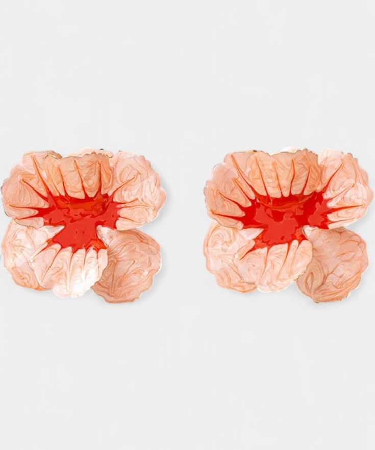 Elena – Cercei florali geometrici