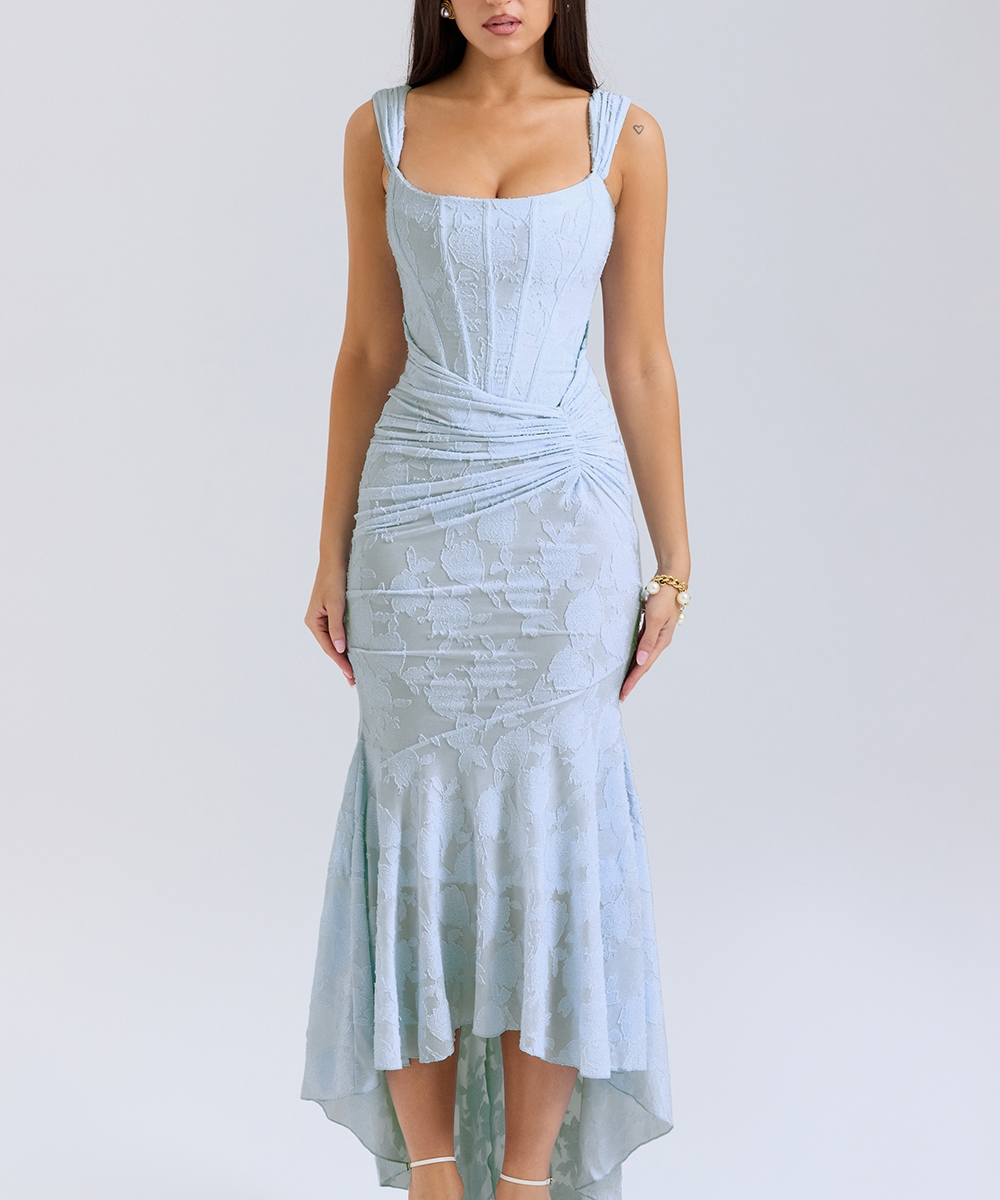 Carisia – Rochie de Damă Maxi Elegantă cu Dantelă