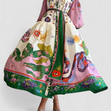 Dorthe – Rochie de Damă Elegantă Maxi Italiană