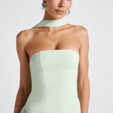 Tessa – Rochie Maxi de Damă Elegantă cu Bust Fără Bretele