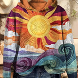 Sofie – Hanorac cu raze de soare vintage