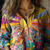 Tineke – Bluza cu floarea-soarelui radiantă