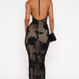 Sienna – Rochie Maxi de Damă Strălucitoare cu Paiete