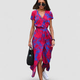 Agnieska – Rochie de Damă Elegantă Midi cu Decolteu în V