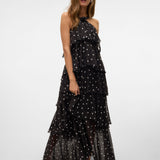 Vera – Rochie Maxi de Damă cu Volane Stratificate Elegantă