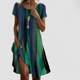 Luna – Rochie Boho de Damă Midi, Lejeră și Elegantă