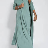 Renata | rochie lungă cu cardigan asortat