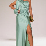 Venus™ | Rochie cu un umăr și drapaj