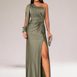 Venus™ | Rochie cu un umăr și drapaj