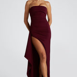 Pearson™ | Rochie maxi cu decolteu înalt