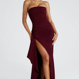 Pearson™ | Rochie maxi cu decolteu înalt