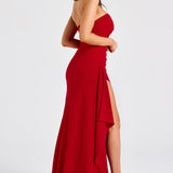 Pearson™ | Rochie maxi cu decolteu înalt